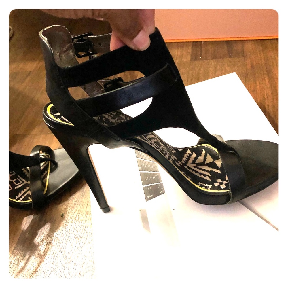 Leather and sued sexy sandals